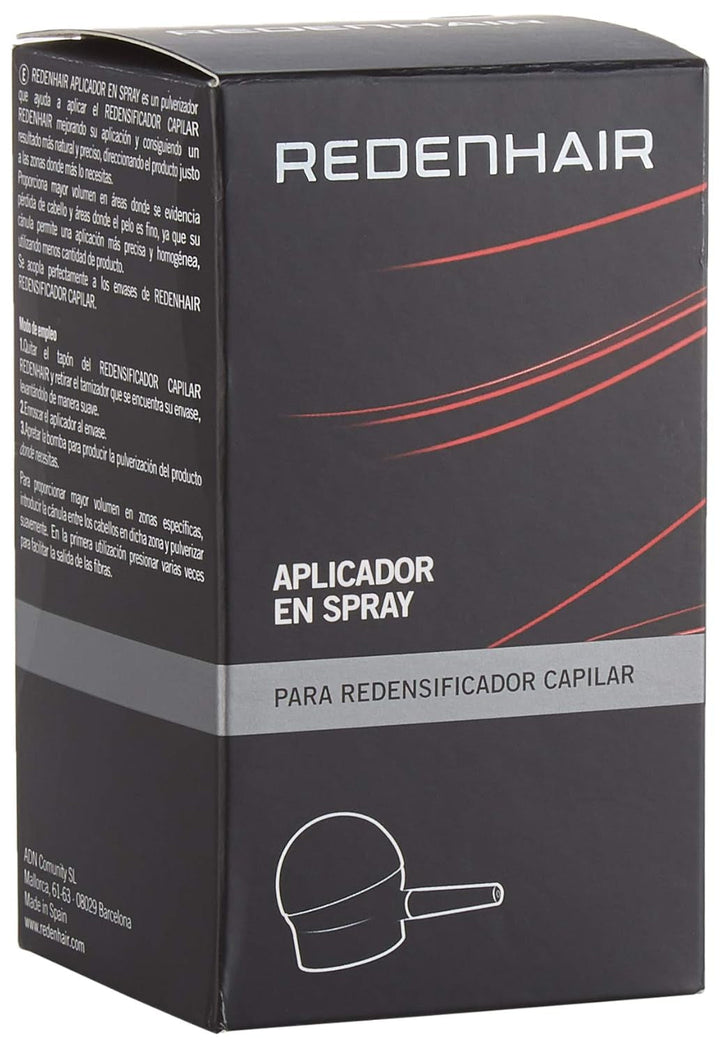 Redenhair Hair Restorer - Microfibre de păr cu keratină - rezistente la ploaie, vânt și transpirație - soluție pentru alopecie Ingrijire par Naty Shop Aplicator spray