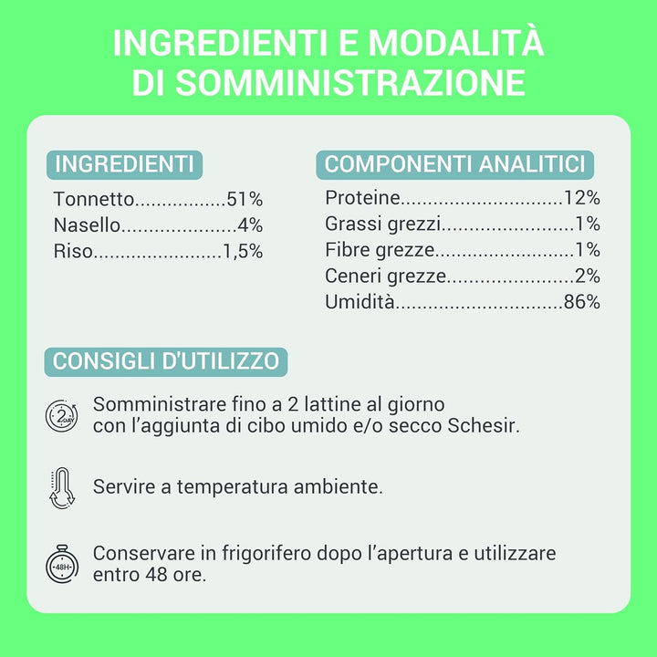 , File de ton cu merluciu în jeleu, Hrană umedă complementară pentru pisici, Rețetă originală, 100% naturală, 12 pungi a câte 70 g