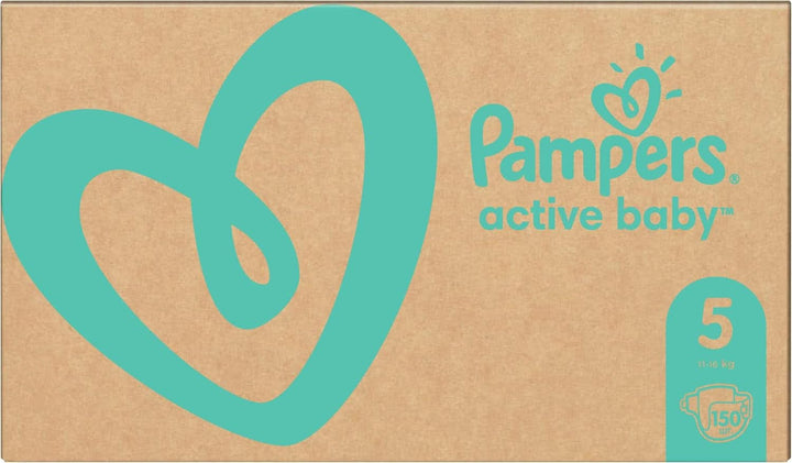 Pampers Active-Baby, Marimea 5, 150 buc Mama si Copilul Naty Shop