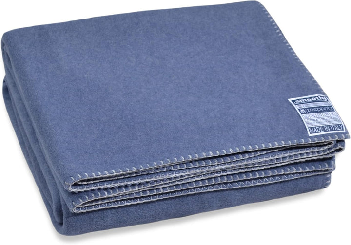 Zoeppritz din 1828 Pătură din fleece Smoothy - Pătură confortabilă pufoasă din fleece polar - Vegan - 140X190Cm - 010 Off-White, 010 Offwhite Paturi si Cuverturi Zoeppritz Since 1828 540 Indigo 140X190Cm