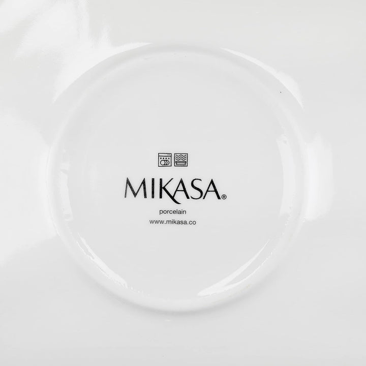 Mikasa Camberlie Essgeschirr Set, Weißes Porzellan Im Scandi Style, Teller Und Schüsseln, 12Er Set Seturi vesela masa Naty Shop