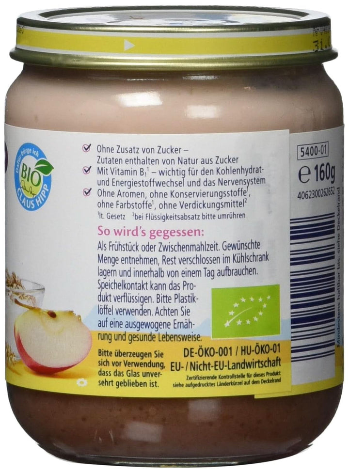 Muesli Hipp cu căpșuni și iaurt de mere, pachet de 6 X 160 grame Mama si Copilul Naty Shop