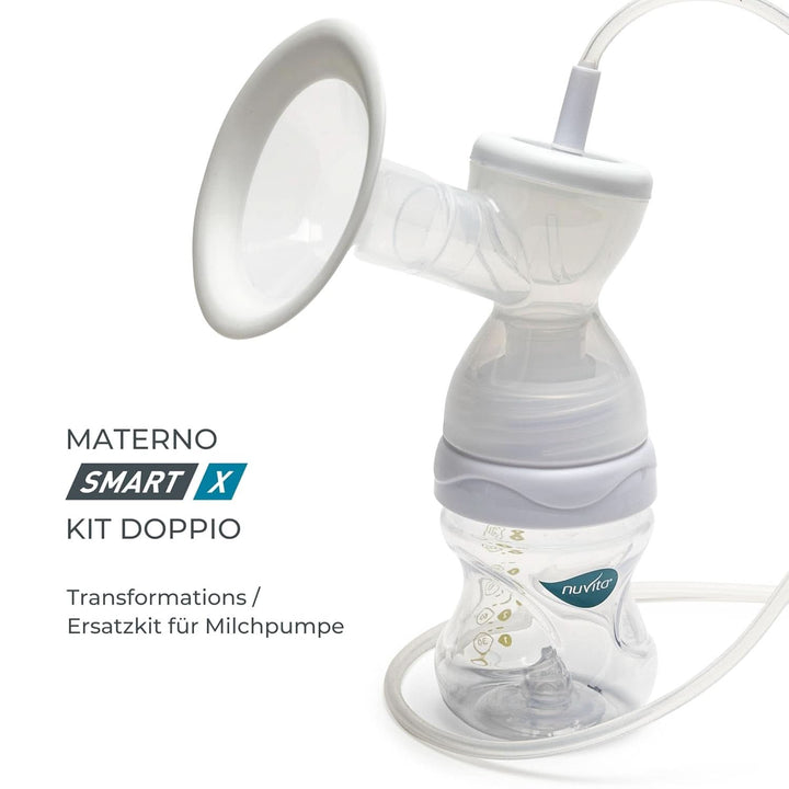 Nuvita Efficient set pompă dublă pentru Materno Smart X - 1287KDX | Set complet de accesorii, biberon anti-colic aprobat de Aio Accesorii Hrana si Alaptare Bebe Naty Shop