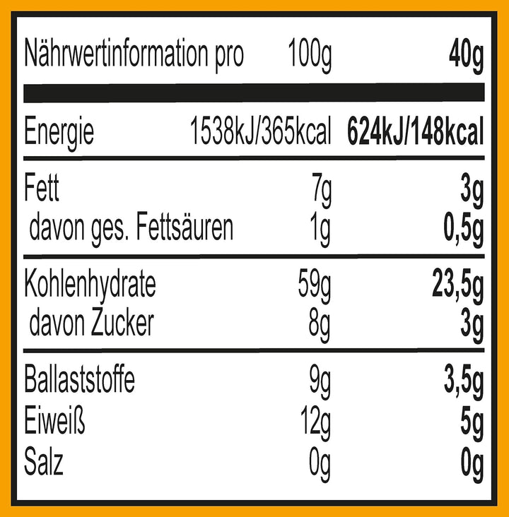 Seitenbacher Mühlen-Müsli 2 I Ohne Rosinen I Weizenfrei I Vorratspackung I (1 X 1000 G ) Cereale Naty Shop