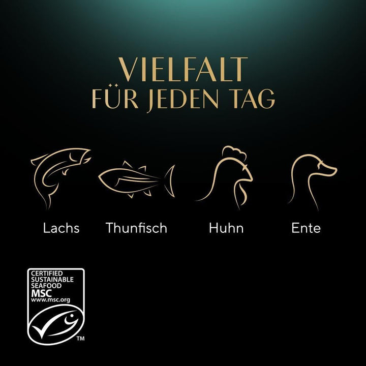 SHEBA Bowl Hrană umedă Multipack Mega-Pack Colecția de sosuri Fine Variety Msc-Certified 32 X 85G