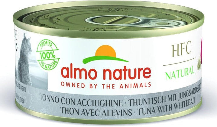 Almo Nature HFC Natural - Hrană umedă pentru pisici adulte - File de pui - de calitate umană, fără gluten și monoproteină - 280G, pachet de 12