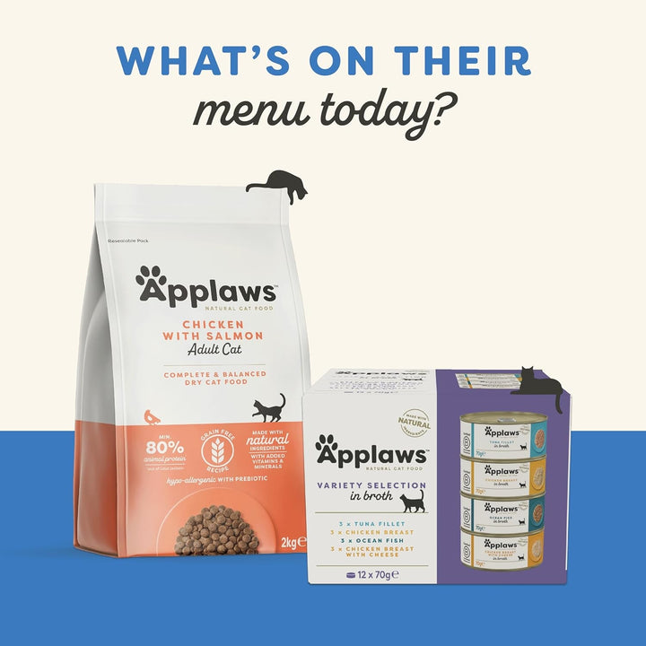 Applaws 100% hrană umedă naturală pentru pisoi, file de ton în bulion - pachet cu 12 pungi de X 50G