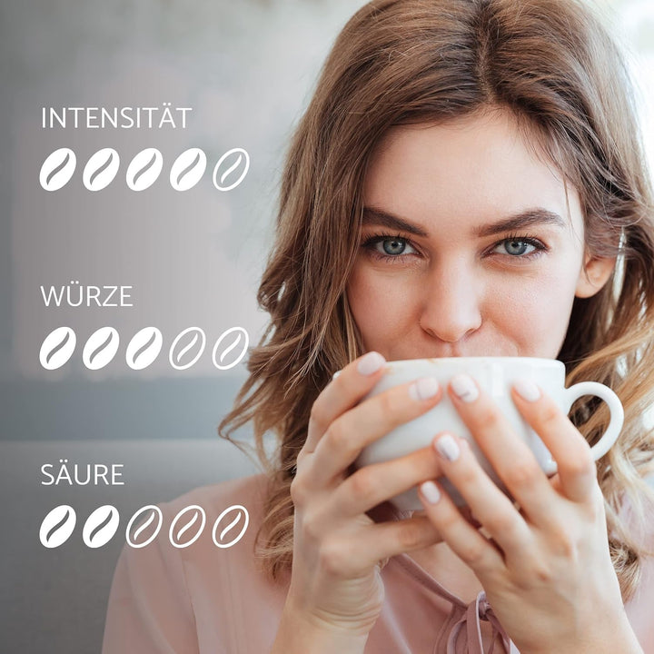 Café HAG Classic Mild Café Crema, boabe de cafea integrală decofeinizată, intensitate 4/5, pentru uz profesional Cafea Naty Shop