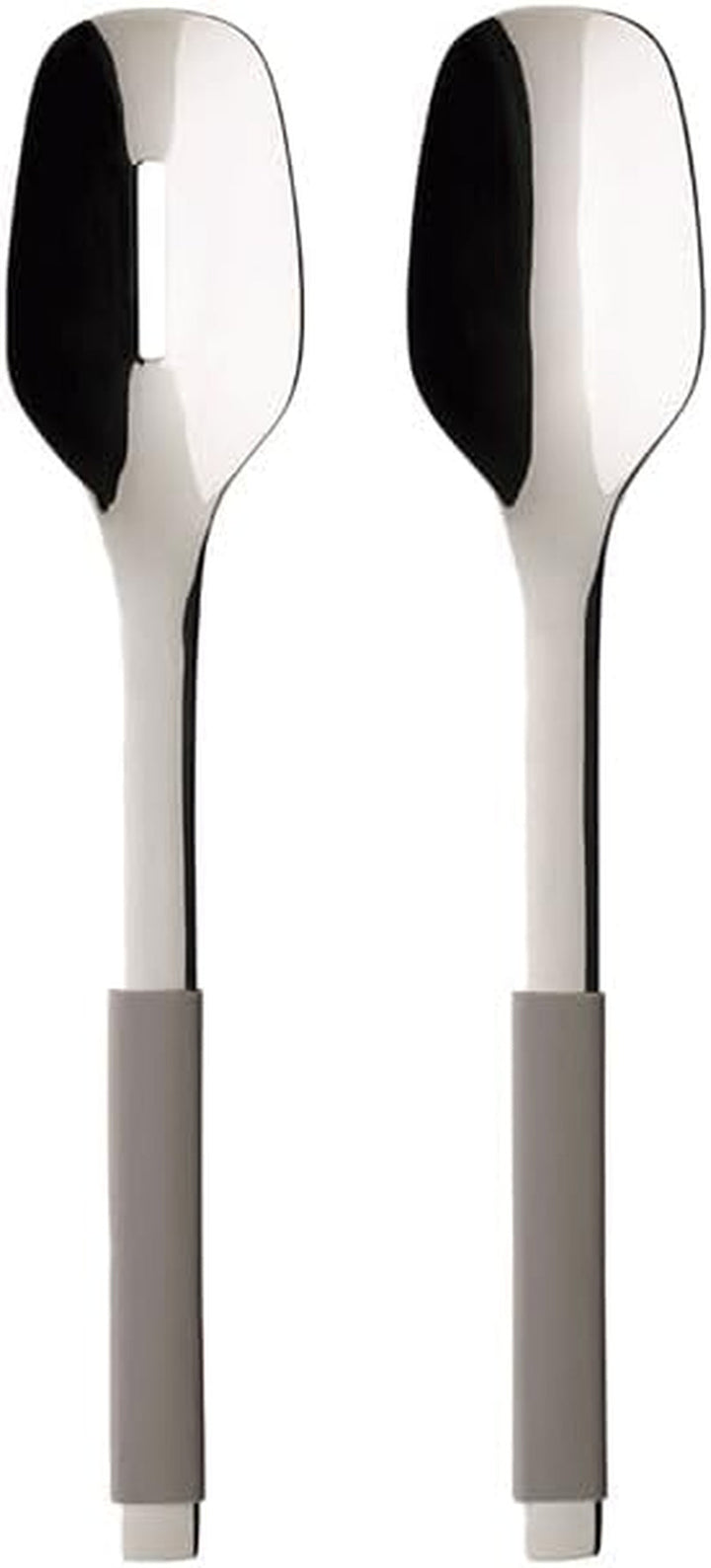 Villeroy & Boch - S+ Tacâmuri pentru salată, Oțel inoxidabil/silicon Naty Shop Alb