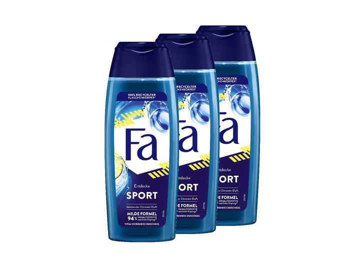 FA Gel de duș Sport, pachet de 6 x 250 ml Duș și baie Naty Shop 3 x 250 ml