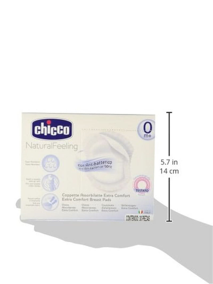 Chicco Acterielle tampoane de alăptare Natural Feeling, 30 bucăți Accesorii Hrana si Alaptare Bebe Naty Shop