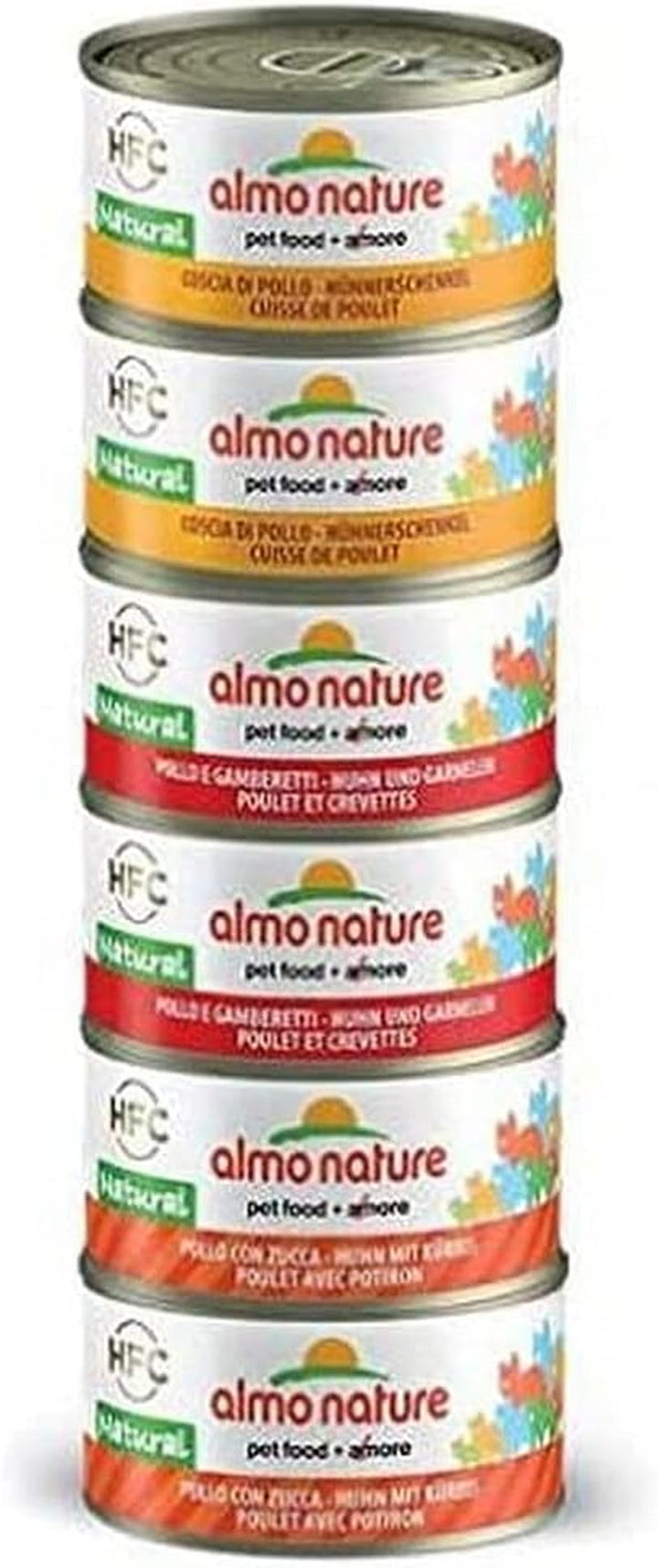 Almo Nature Megapack hrană pentru pisici varietăți umede cu pui 6pack (6X70G)