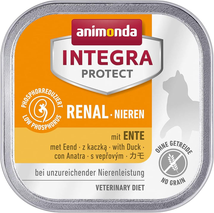Animonda INTEGRA PROTECT Hrană umedă pentru pisici Sensitive Pure Pork (16 X 100G), recomandată de veterinari pentru alergii alimentare, hrană dietetică dezvoltată de veterinari pentru pisici adulte