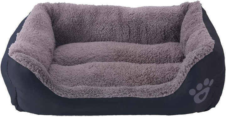 Acsergery Pat pentru pisici Pat moale pentru câini Pat cald pentru câini Loc de dormit pentru câini Pătură pentru pisici Saltea pentru câini Canapea pentru câini Canapea pentru pisici (Negru)