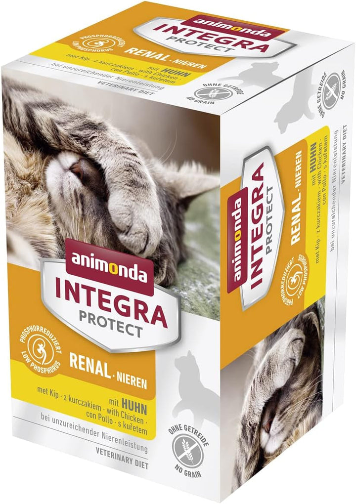 Animonda INTEGRA PROTECT Hrană umedă pentru pisici Sensitive Pure Pork (16 X 100G), recomandată de veterinari pentru alergii alimentare, hrană dietetică dezvoltată de veterinari pentru pisici adulte