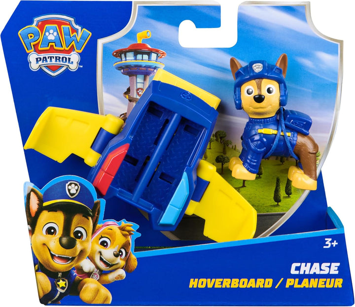 PAW PATROL, Chase Action Pup, figurină de joacă cu mini avion de salvare cu aripi pliabile, jucărie pentru copii începând cu vârsta de 3 ani Action figures Naty Shop