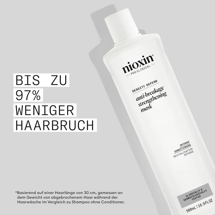 Nioxin Density Defend Anti-Breakage Strengthening Hair Mask - Mască de păr hidratantă împotriva ruperii părului, îngrijire a părului leave-in cu vitamina C Masca de par Naty Shop
