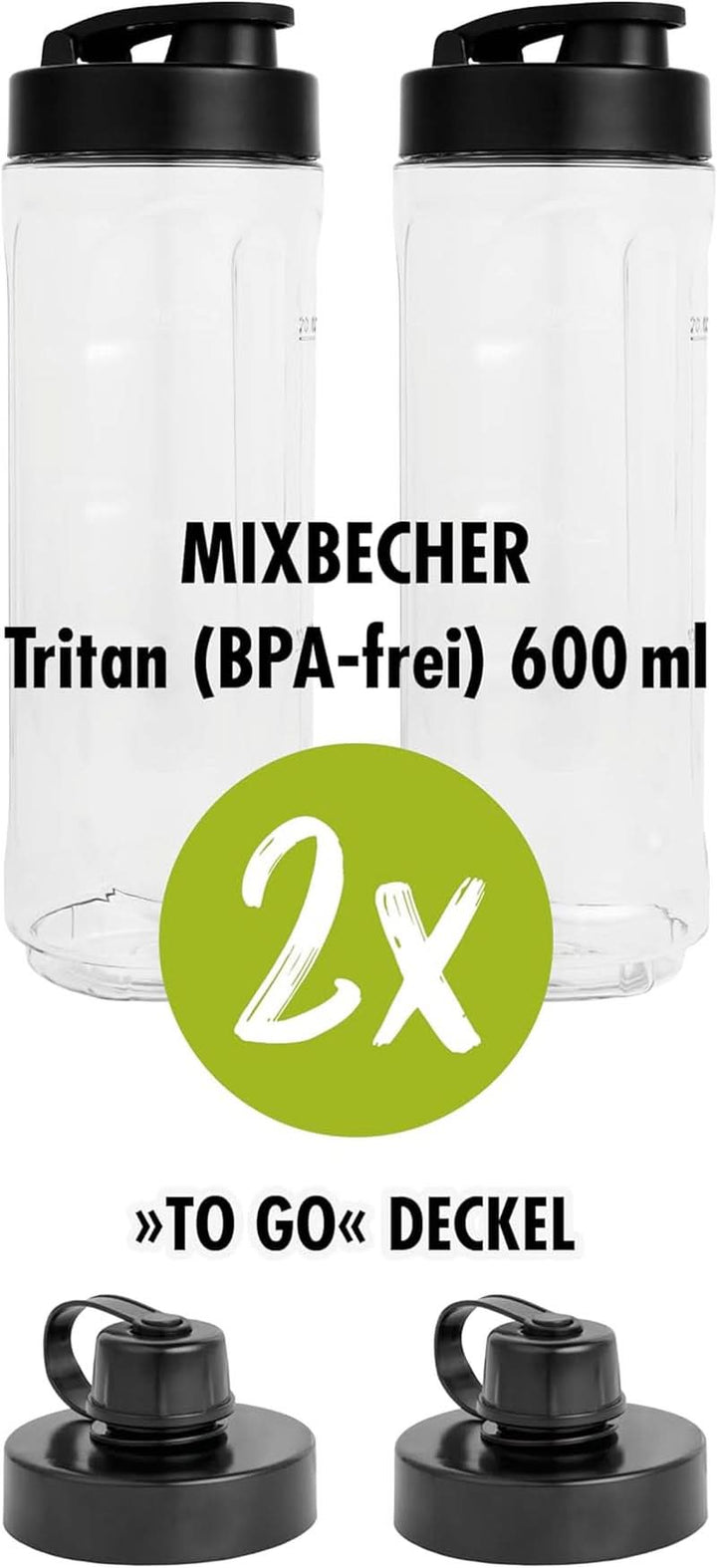 GASTROBACK #41033 Design Smoothie Maker Mix & Go, Silber/Schwarz Mama si Copilul Naty Shop