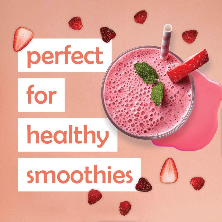 Seba Garden Premium, căpșuni mediteraneene delicioase deshidratate, fără OMG și vegane Produse deshidratate Naty Shop