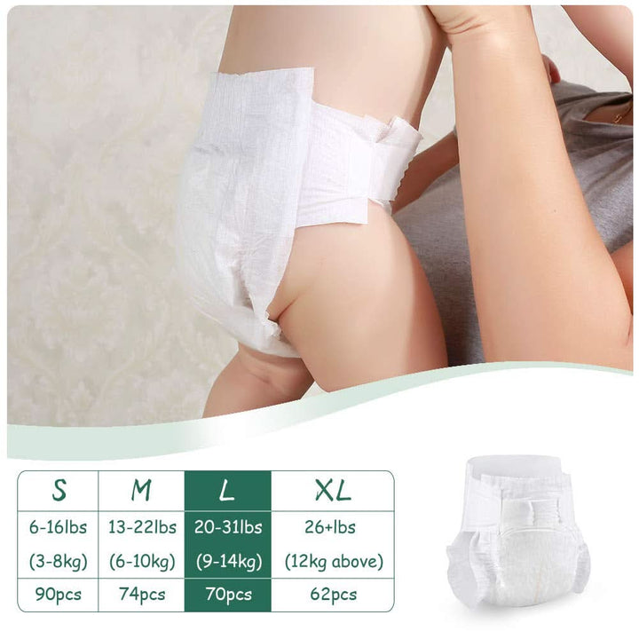 Scutece, Viscose din Bamboo Scutece, scutece de unică folosință moi naturale pentru sugari Mama si Copilul Naty Shop