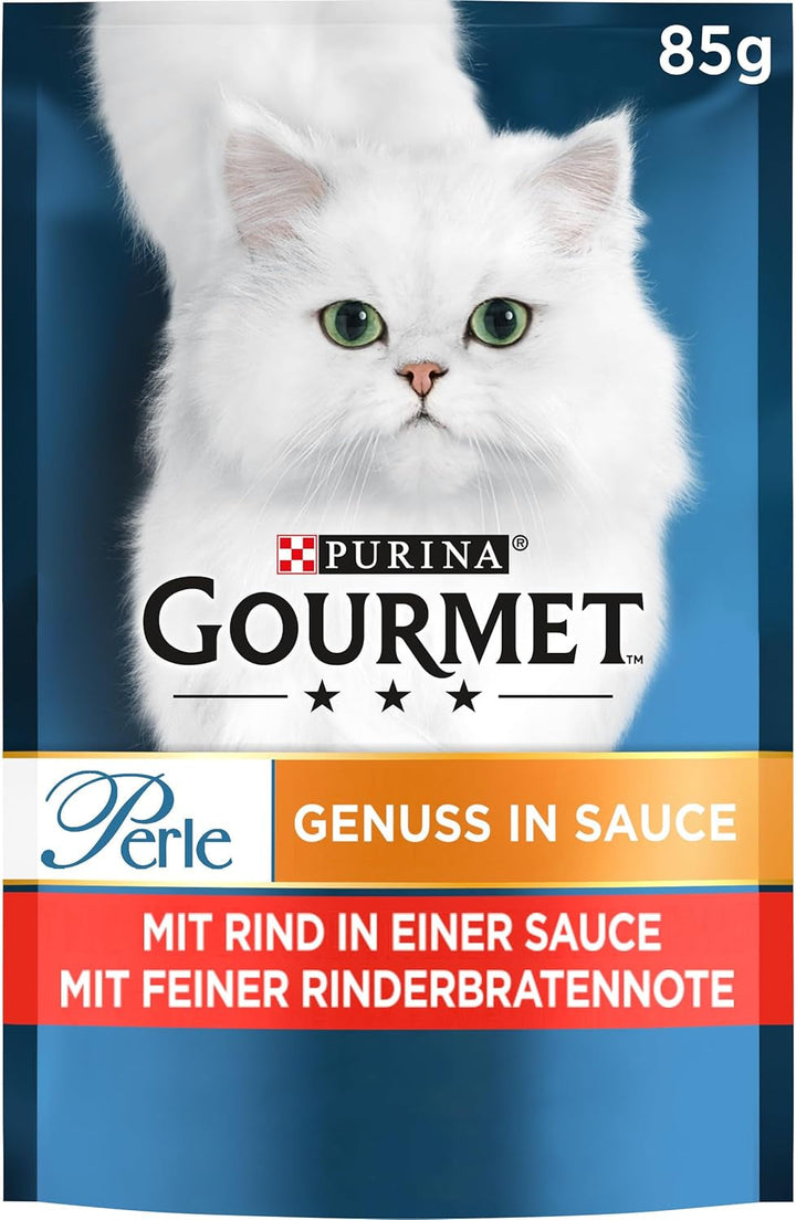 Gourmet Perle Indulgence in Sauce Hrană umedă pentru pisici, cu pui, 26pachet (26 X 85G)