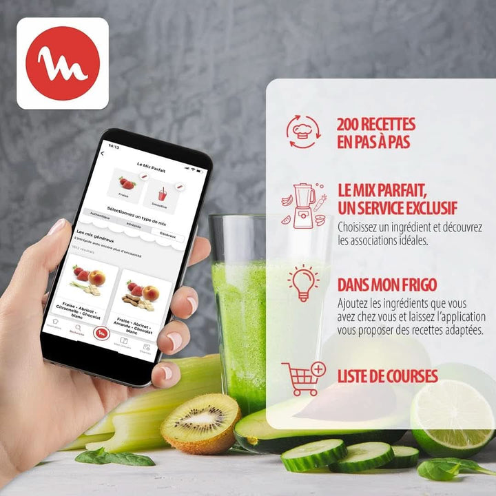 Blender Pulseo LM17GD, 400 W, 4 lame, 700 Ml, Recipient portabil 600 Ml Bucatarie Naty Shop