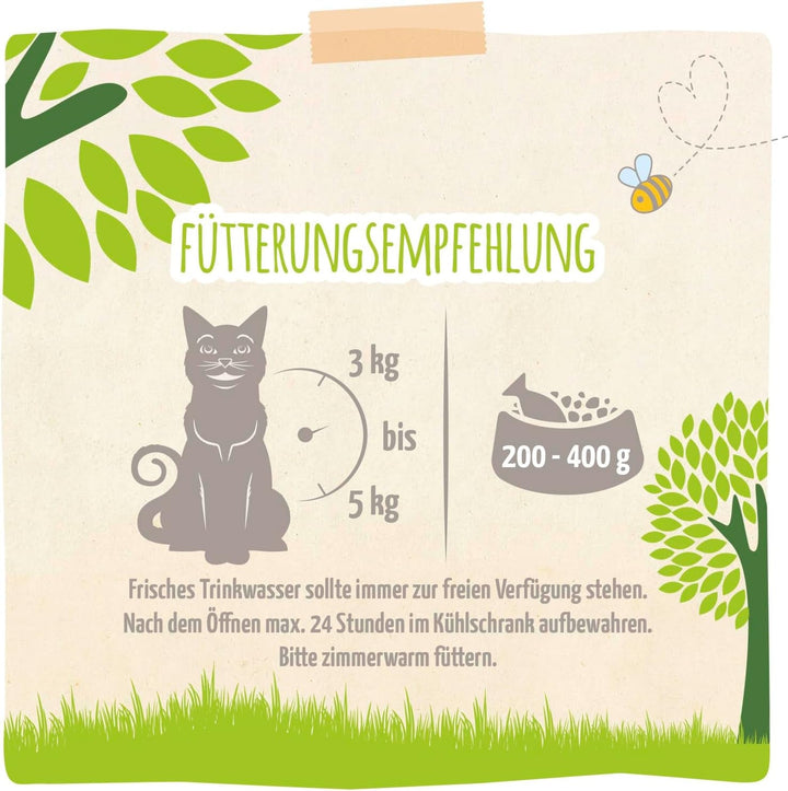 Mjamjam - Hrană umedă premium pentru pisici - Naturally Delicious - The Organic Box, 6-pack (6 X 400G), fără cereale