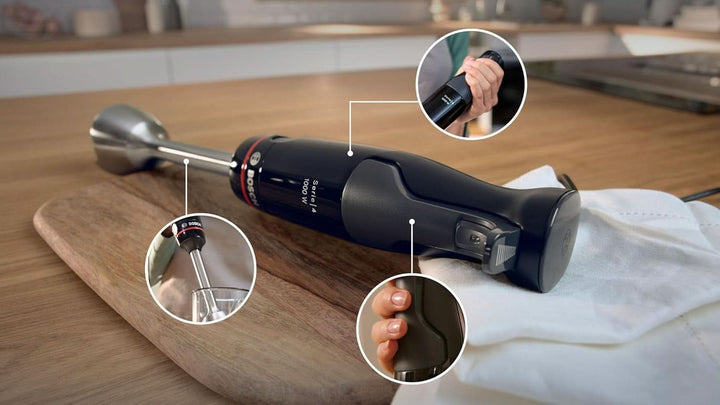 , Stab Mixer, Ergomaster Series 4, 1000 Watts, Dynamic Speed Control, Quattroblade Mama si Copilul Naty Shop