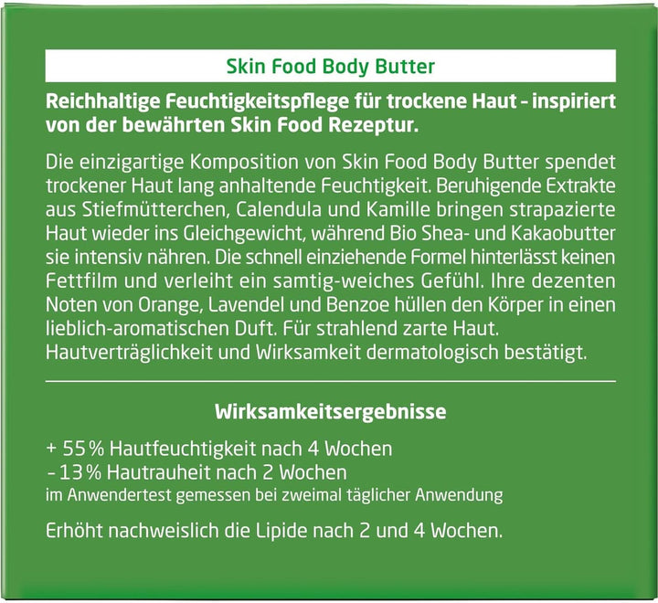 WELEDA Organic Skin Food Body Butter, Cremă unisex de îngrijire a corpului pentru îngrijirea pielii uscate și aspre, 150 ml Duș și baie Naty Shop