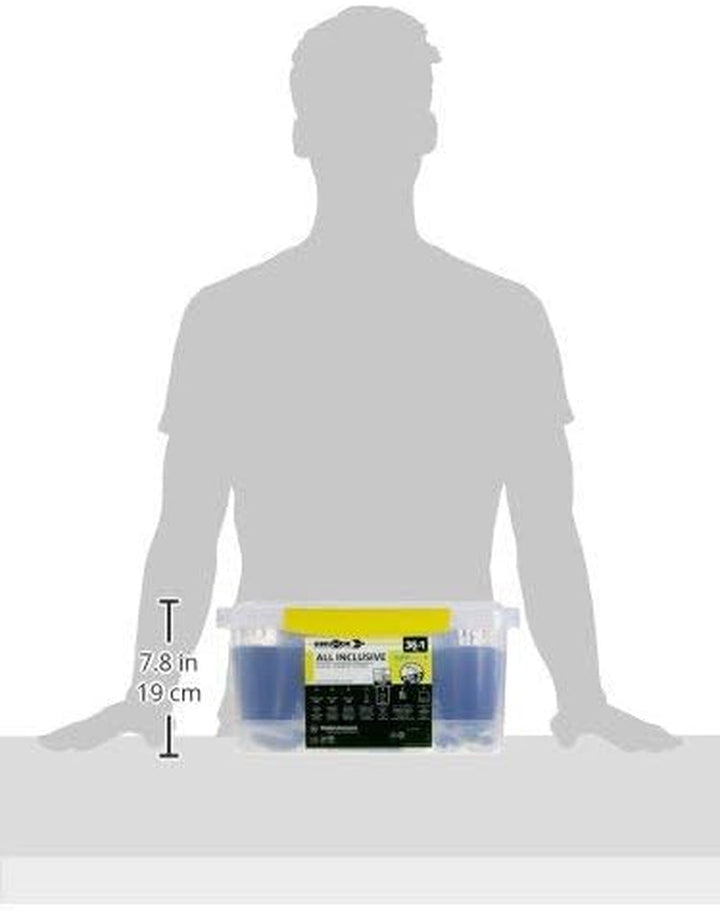 All Inclusive Teller Aus Melamin Blue Ocean - 36-Tellig Seturi vesela masa Naty Shop