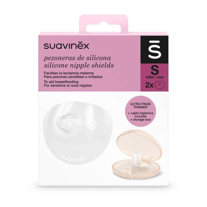 Suavinex Brustpolster Aus Silikon, Größe S, 2 Stück Accesorii Hrana si Alaptare Bebe Naty Shop