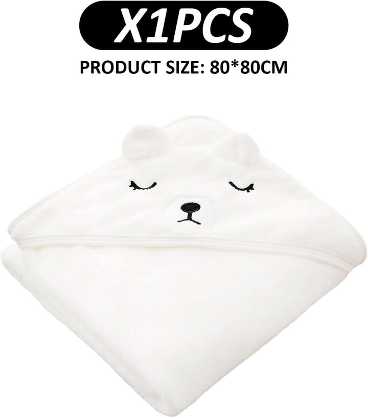 Prosop cu glugă pentru bebeluși, moale, absorbant Mama si Copilul Naty Shop