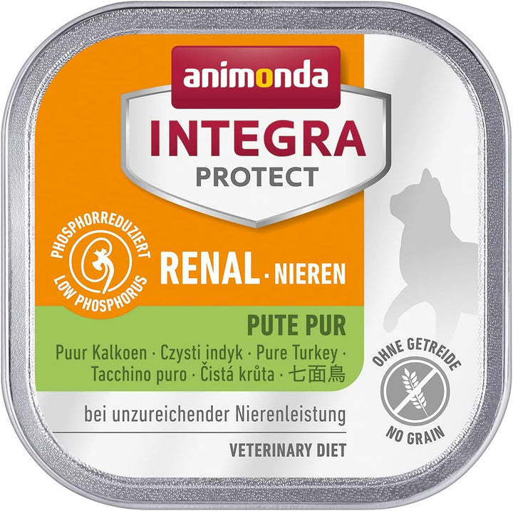 Animonda INTEGRA PROTECT Hrană umedă pentru pisici Sensitive Pure Pork (16 X 100G), recomandată de veterinari pentru alergii alimentare, hrană dietetică dezvoltată de veterinari pentru pisici adulte