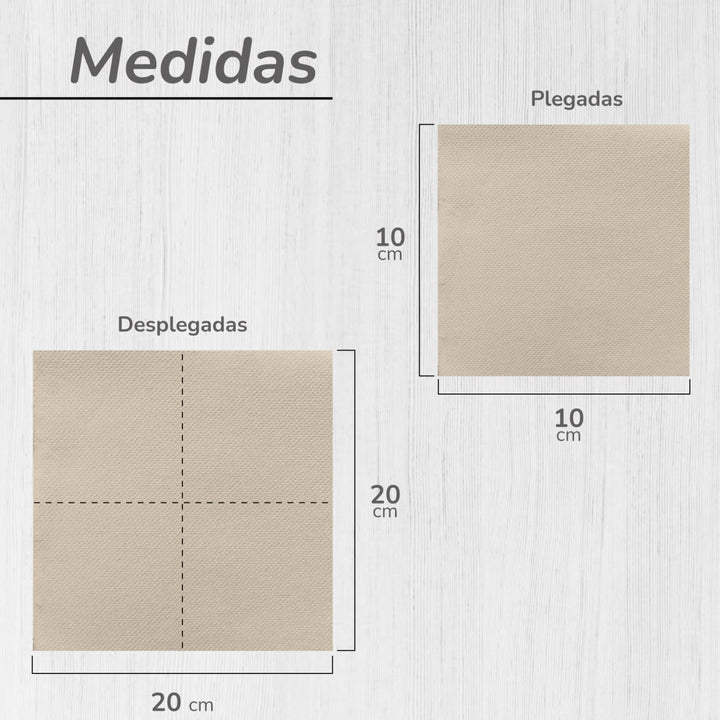 Pachet de 300 de șervețele de hârtie pentru cocktail, 100% reciclabile și biodegradabile, suport pentru șervețele de masă din oțel inoxidabil, șervețele ecologice, 10 X 10 cm, pliate.