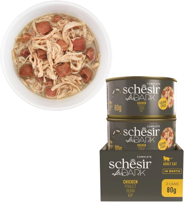 after Dark, Variety Pack, Hùmeda hrană completă pentru pisici, 12 cutii X 80 G