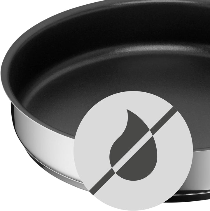 WMF Mini tigaie acoperită mică 18 cm, Cromargan din oțel inoxidabil lustruit, inducție Oale si Tigai Naty Shop