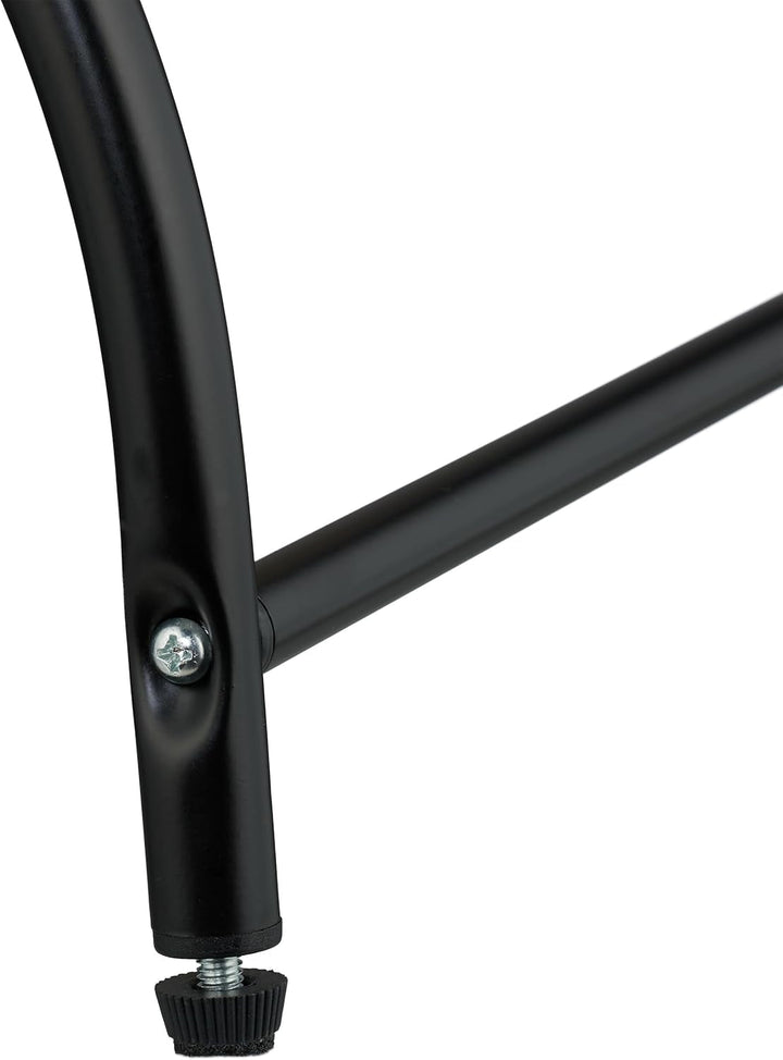 Hamac Relaxdays pentru pisici, scaun suspendat, înălțat, ÎxlxA: 25 x 44 x 42 cm, pat pentru pisici cu suport, negru