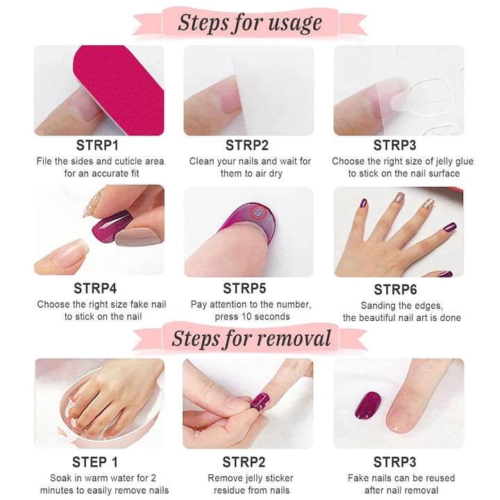 24 bucăți unghii French Press pe unghii, scurte, argintii strălucitoare, cu design, unghii artificiale ovale, unghii de lipit pe unghii acrilice lucioase, unghii false pentru femei și fete