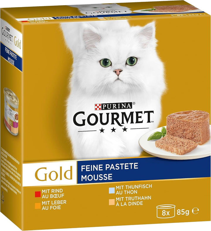 Gourmet Gold Fine Pâté Hrană umedă pentru pisici, cu pui, 12Pack (12 X 85G)