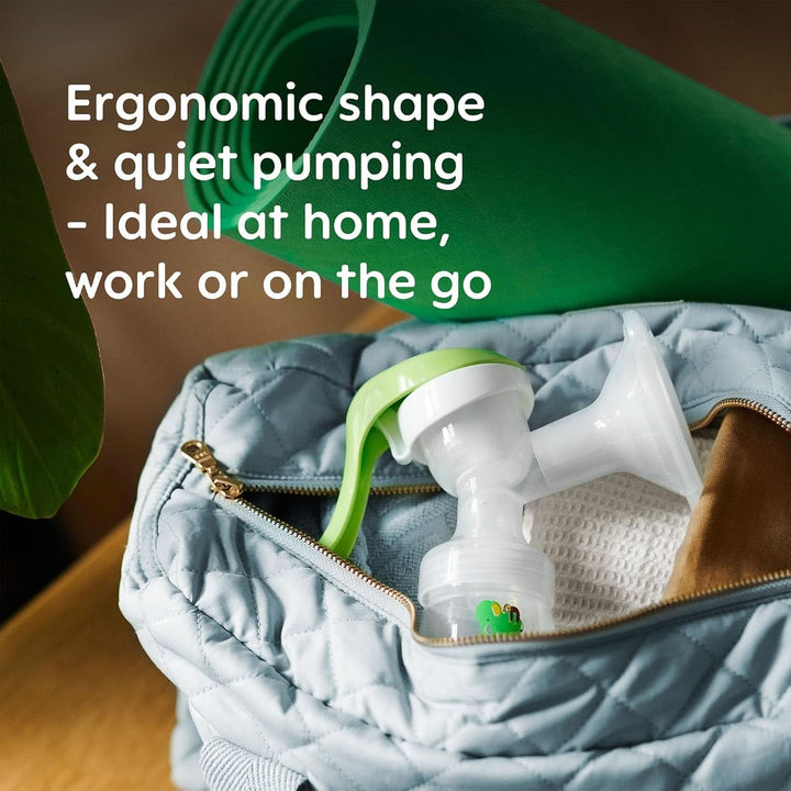 Pompă de sân de mână MAM - pompă de sân confortabilă și compactă pentru lapte matern care include 1 biberon anti-colici MAM Easy Start Accesorii Hrana si Alaptare Bebe Naty Shop