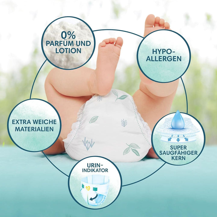 Pampers Harmonie Baby scutece mărimea 1, 180 scutece, 2Kg-5Kg Mama si Copilul Naty Shop