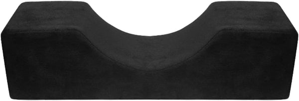 Deciniee pernă de gene în formă de U: pernă ergonomică pentru gât pernă de gene - pernă de flanel pernă de alungire a genelor pentru salon de înfrumusețare la domiciliu Perne ortopedice cervicale Naty Shop Negru