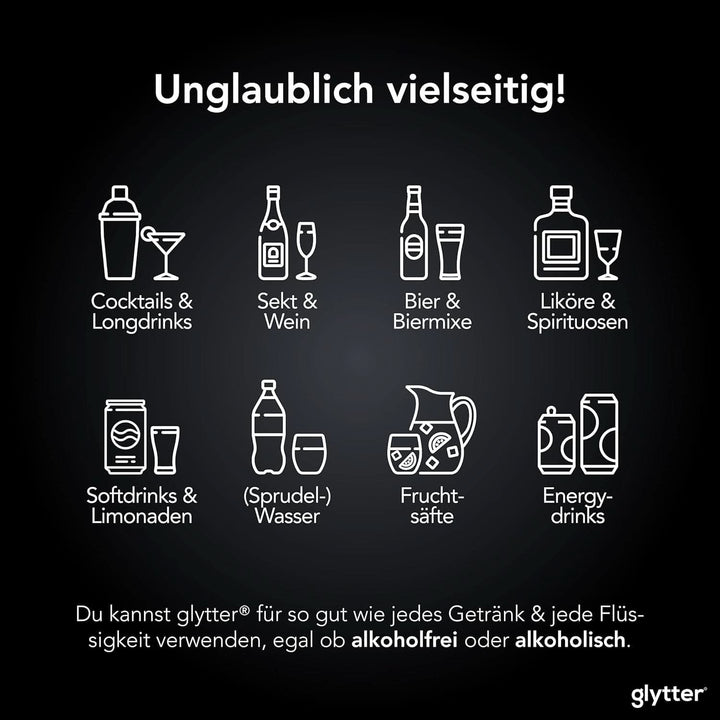 Glitter comestibil pentru băuturi și lichide, 10 grame Naty Shop