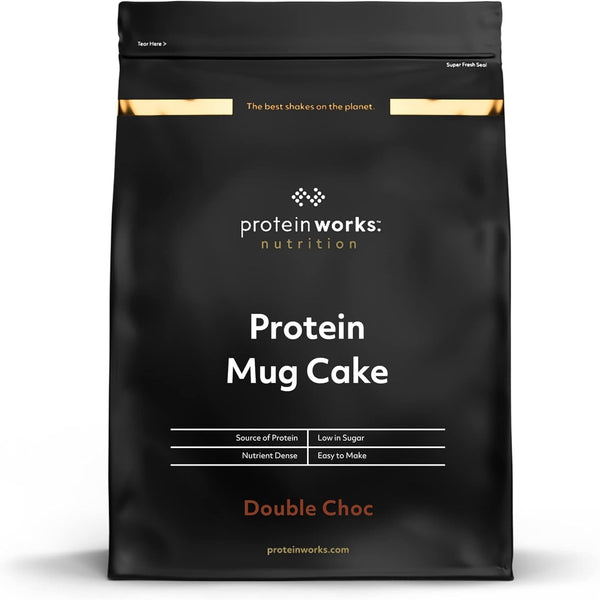 Protein Works Protein Tassenkuchen | Schokocreme | Dieser Köstliche Nachtisch Ist Sehr Protein- Und Ballaststoffreich| 500G Amestec pentru copt si gatit Naty Shop Schokocreme 500 G (1Er Pack)