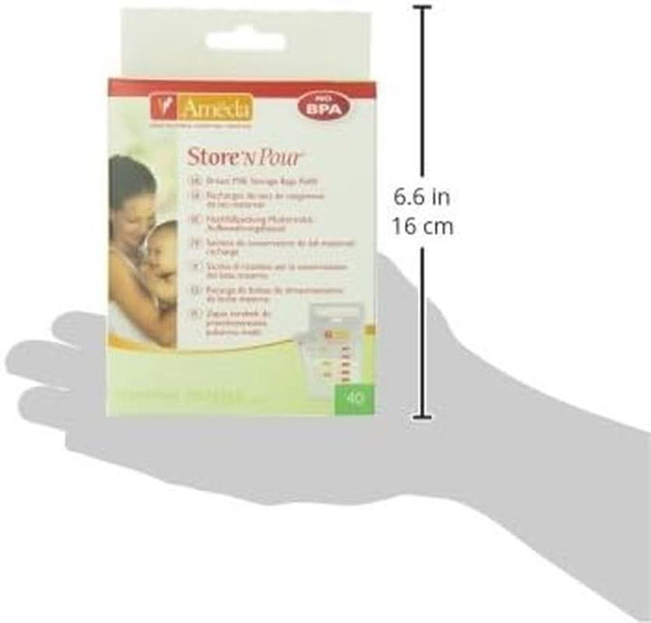 Pungi pentru lapte matern - 40 bucăți Accesorii Hrana si Alaptare Bebe Naty Shop