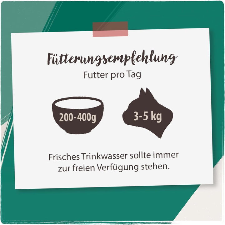 Venandi Animal - Hrană premium pentru pisici - Curcan ca hrană umedă monoproteică, fără cereale și naturală, pachet de 6 (6 X 400G)
