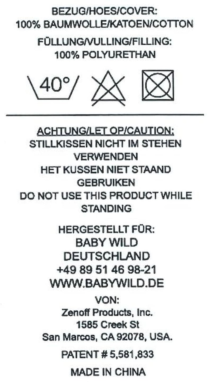 Zwilling plus pernă pentru alăptare, 1 bucată Naty Shop