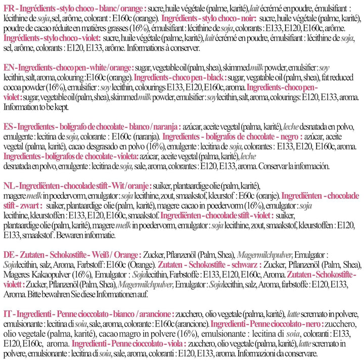 Scrapcooking - Set de 4 stilouri de ciocolată de Halloween - negru, portocaliu, violet și alb, scrieți și desenați pe deserturi, prăjituri și biscuiți Naty Shop