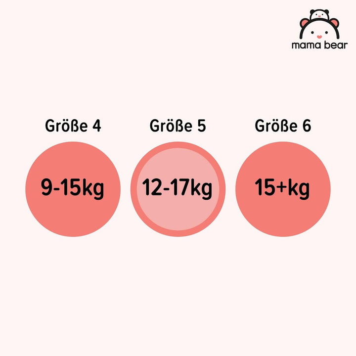 Scutece Mama Bear Disney, mărimea 5 (12-17 kg), alb, 70 bucăți Mama si Copilul Naty Shop