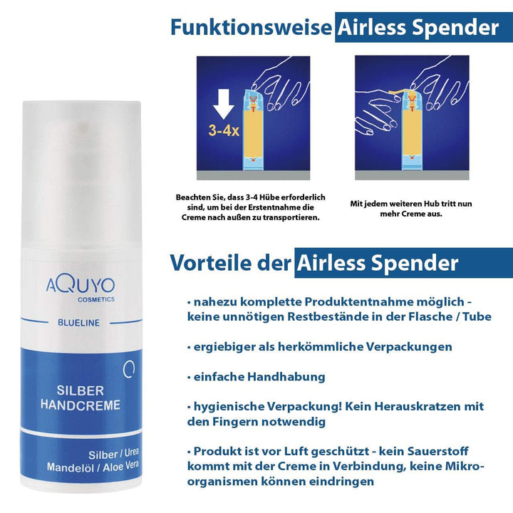 Blueline Silver Hand Cream, cremă pentru îngrijirea pielii, 100 ml Cosmetice si Infrumusetare Naty Shop